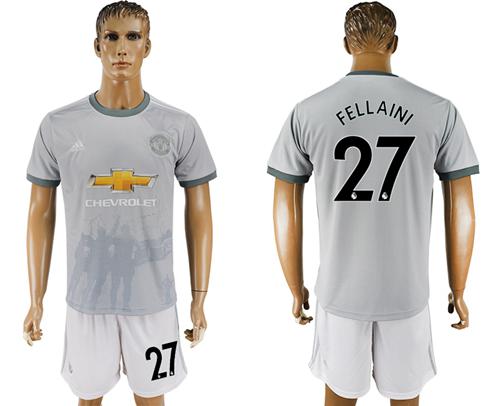 Manchester United #27 Fellaini Sec Away Soccer Club Jersey - Click Image to Close
